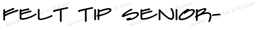 Felt Tip Senior字体转换